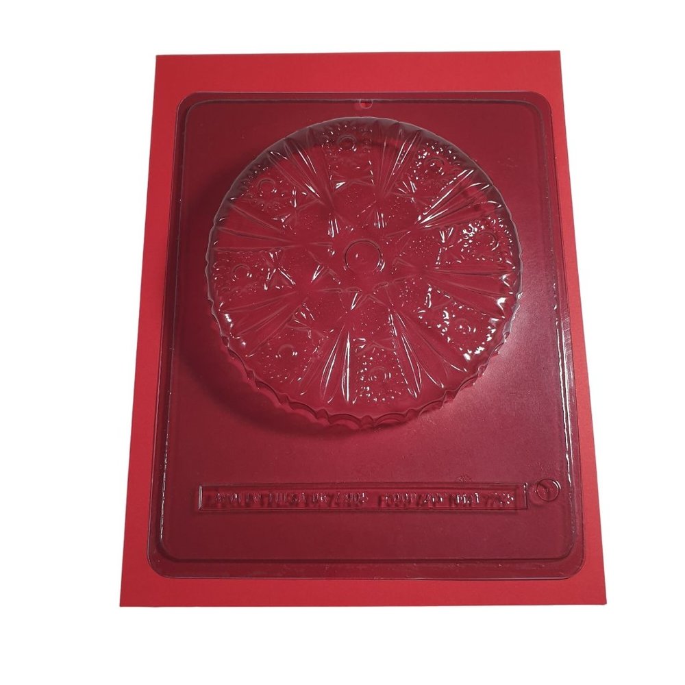 Vintage Candy Mold Large Cake Block 5.75 Inch x 1 IN Tall Polymer Clay Fondant